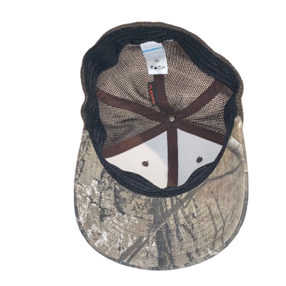 COLUMBIA PFG Camouflage trucker hat men’s size S/m medium - Picture 6 of 14